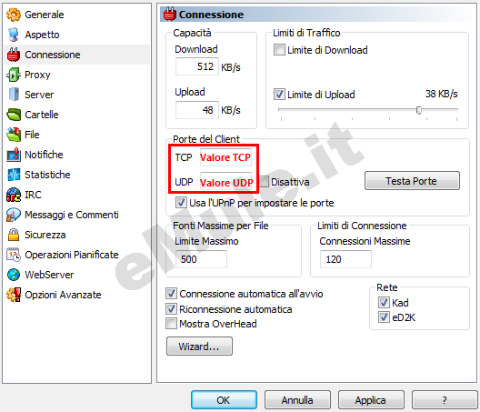 di disattivare i firewall di sistema nel caso usiate un firewall ...